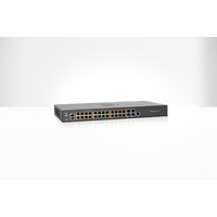 cnMatrix EX2028, Intelligent Ethernet Switch, 24 1G and 4 SFP+ fiber ports - AUS/NZ pwr cord
