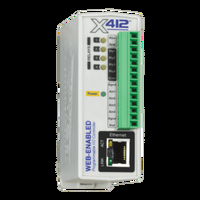 Web-Enabled Relay and Input Module I/O: 4 Analog Inputs, 4 Relays. PS: 9-28VDC