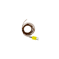 Thermocouple with molded connector, Type K, 24AWG, PFA insulation. For use with X-13s and X-TC1W-K only