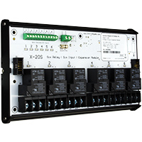 X-20s, 6 Relays, 6 inputs expansion module (requires X-600M or X- 400)