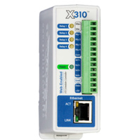 X-310S-E - 4 Relays & 4 Inputs 4-12vdc & 4 Temp