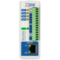 X-310S-I - 4 Relays & 4 Inputs 4-12vdc & 4 Temp - PS 9-28vdc