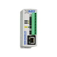 Web-Enabled Instrumentation-Grade Data AcquisitionI/O: 4-Analog Input, 2-Digital I/O, 1-Wire Bus (Up to 16 temp/humidity sensors)Power Supply: POE